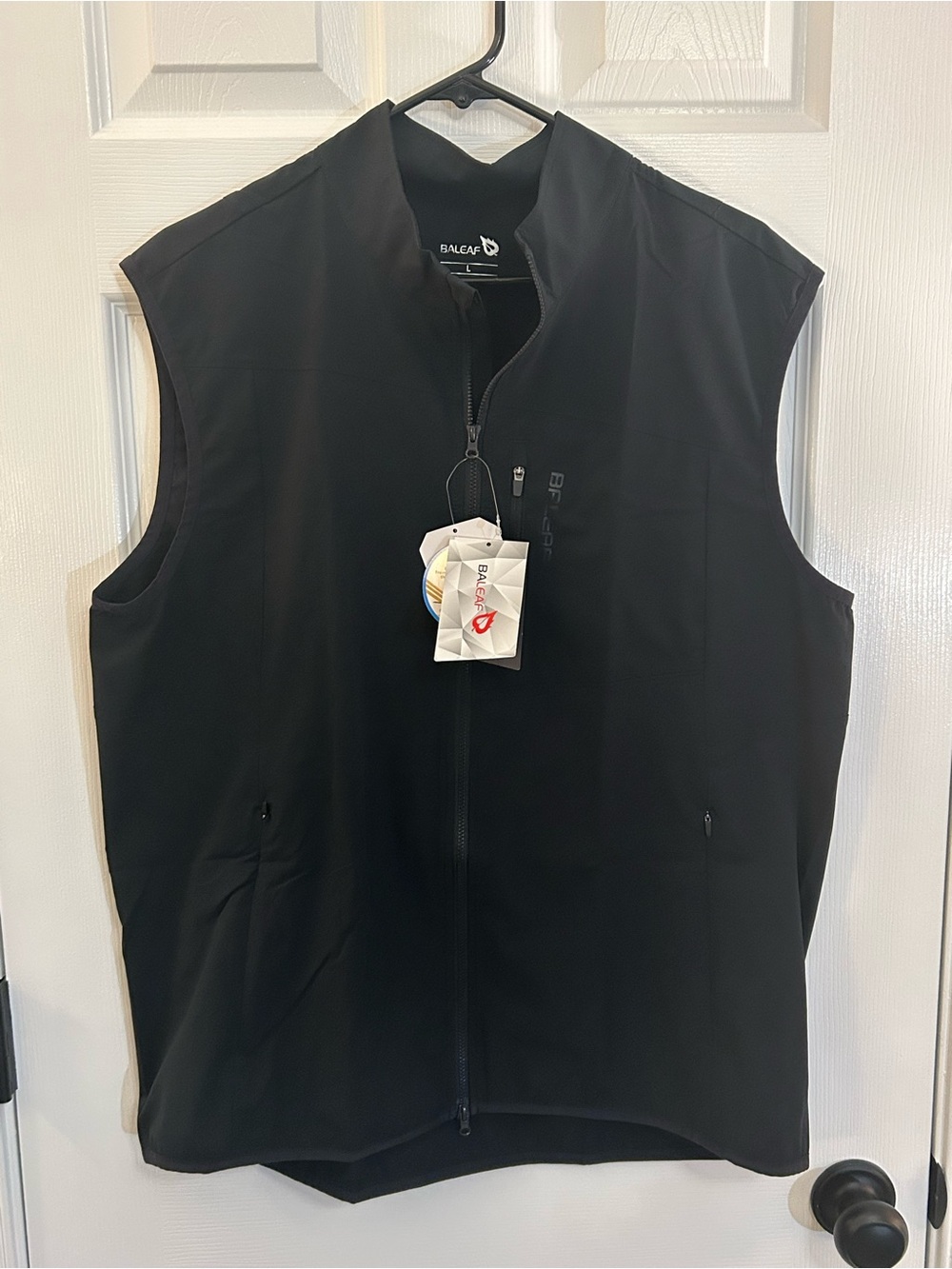 BALEAF UPF 50+ Black Zip Front Performance Vest NWT Women’s Large